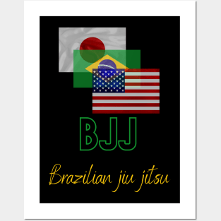 BJJ Flags Posters and Art